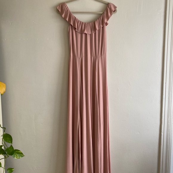 Reformation Blush Verbena Dress - Picture 5 of 11